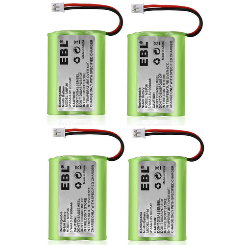 4 X 3.6v 900mah Bebé Monitor Batería Para Motorola Mbp43 Mbp