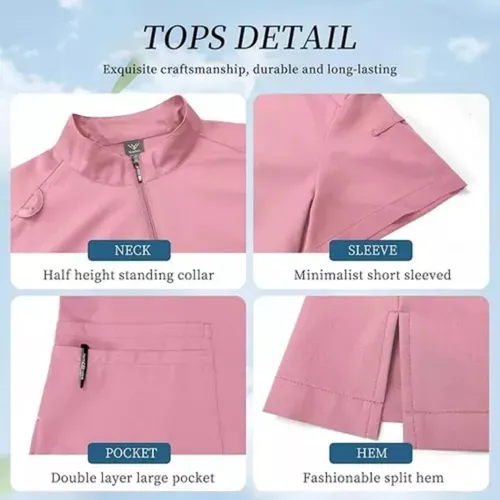 Pijama Quirúrgico Exfoliante, Uniforme Médico Antifluido Par