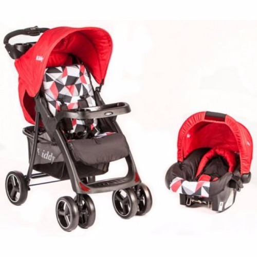 Coche Cuna Kiddy Bebe C20 + Huevito Rojo Baby Shopping