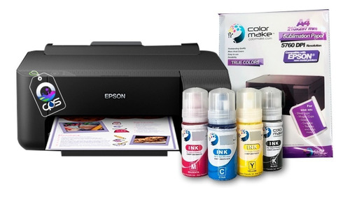 Impresora Epson Con Tinta, Papel Y Cinta T.  Para Sublimar