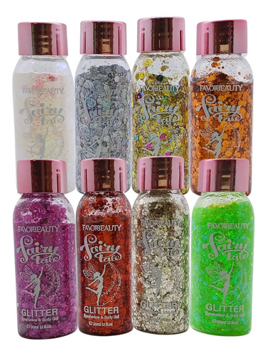 Glitter En Gel Para Ojos, Rostro Y Cuerpo Azar