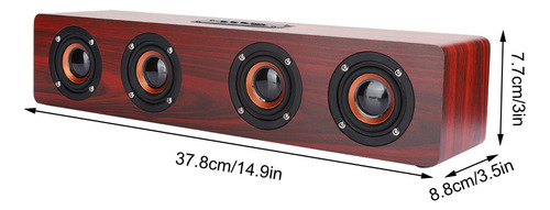 Subwoofer Inalámbrico Con Altavoz Bluetooth De Grano De Made