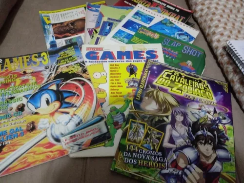 lote de revistas de vídeo game.