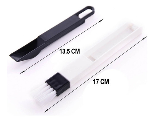 5 Mini Escovas Limpeza Janela Teclado Com Pá De Lixo Casa