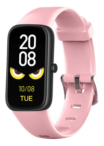 Smart Band C11 Reloj Pulsera Inteligente Ritmo Cardiaco Bluetooth Notificaciones Rosa De Silicona Deportivo