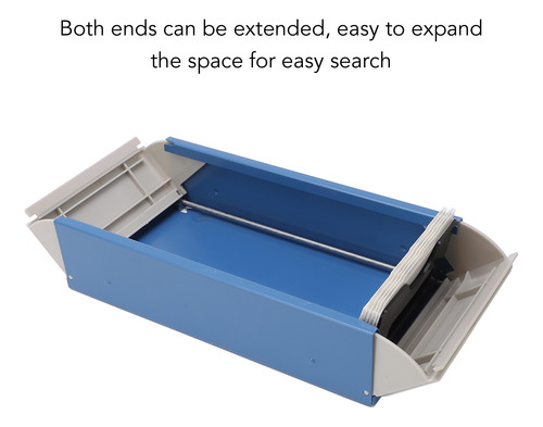 Soporte Para Tarjetas De Índice Azul, Extremo Extensible, Es
