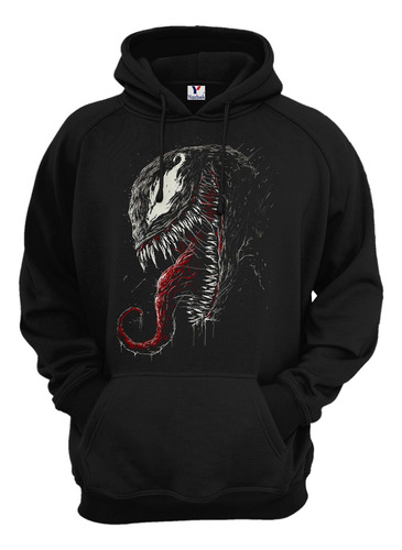 Sudadera Estilo Spider Man Venom, Unisex Con Capucha 02