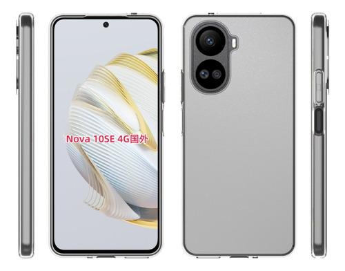 Sjk Funda De Teléfono Tpu Transparente Para Huawei Nova 10