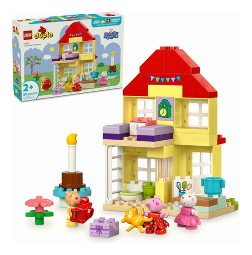 Lego® Duplo® Casa De Cumpleaños De Peppa Pig Juego Con 3