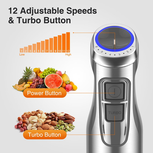 Koios Batidora De Mano De Inmersión 1100w, Batidora De Mano