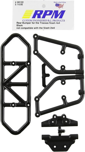 Rpm 80122 Bumper  Trasero Para Traxxas Slash 4x4