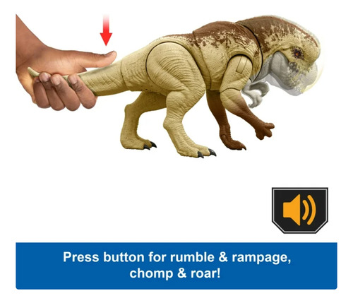 Jurassic World Rebirth Distortus Rex Rumble N Rampage Único