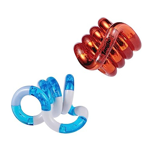 Tangle Crush Paquete De 2 Fuego Y Hielo - Twist Fidgets Para