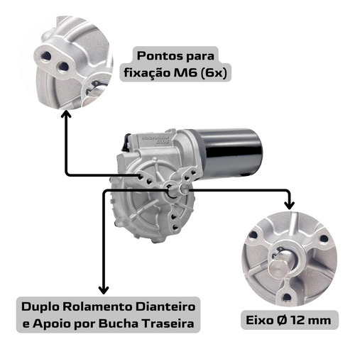 Motoredutor 12v Resfriador De Leite Até 1000l Com Redução