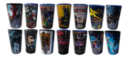 Cinepolis Vaso Dc Batman Suicide Squad Power Rangers Varios