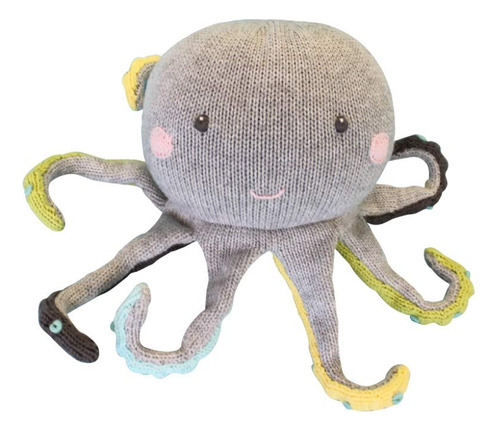 Zubels Baby Ollie The Octopus Muñeco De Peluche Tejido A Ma