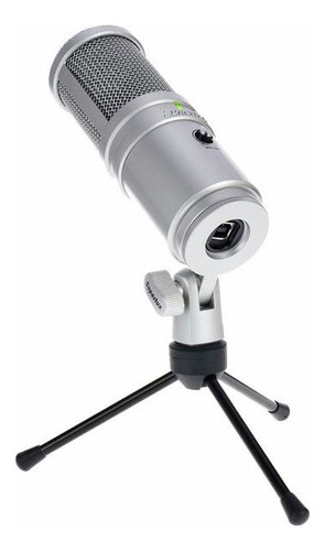 Micrófono Superlux E205u Condensador Usb Color Gris