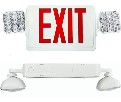 Smart Led Letrero Salida Rojo Do Luz Emergencia 90 1