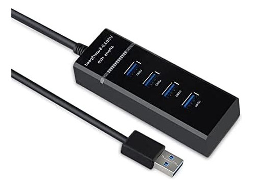 Multiplicador De 4 Puertos Hub Usb 3.0  5gbps