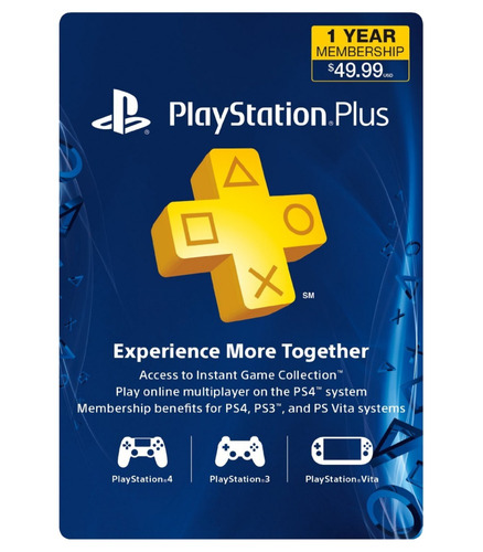 Psn Plus  12 Meses El Mejor Precio!