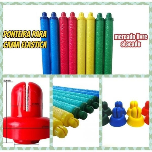 Haste 8+isotubo 8+ponteira 8+rede P/pula Pula 3.05mts+brinde