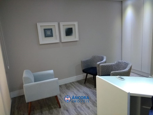 Imagem 12 de 15 de Sala Comercial Mobiliada Cond. Ecco Tower 1 Vaga - 4954-1
