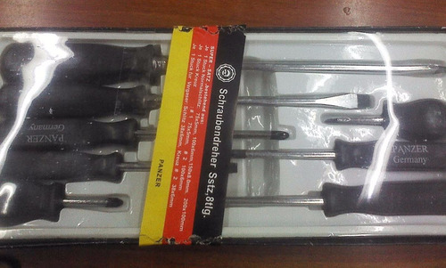 Set De Destornilladores Juego 8 Piezas Panzer