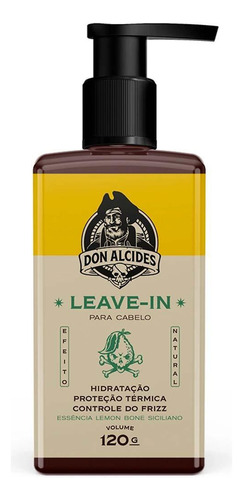 Leave-in Para Cabelo Masculino Lemon Bone 120g Don Alcides