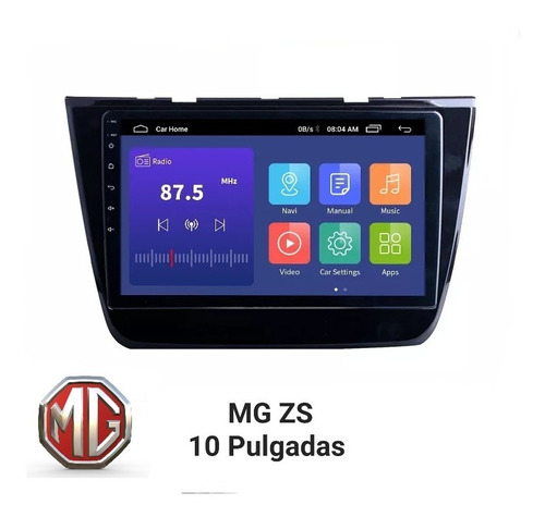 Radio 10  Mg Zs, Carplay+ Android Auto 