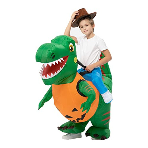 Lumiparty Disfraz De Dinosaurio Inflable De Halloween Para N