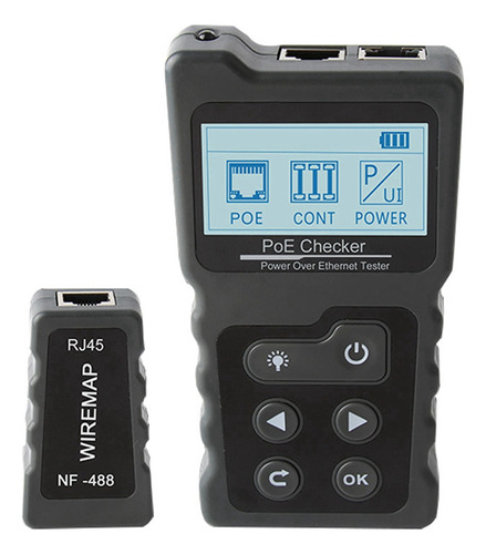 Rastreador De Cables De Red Nf-488 Poe Power Test Voltaje C