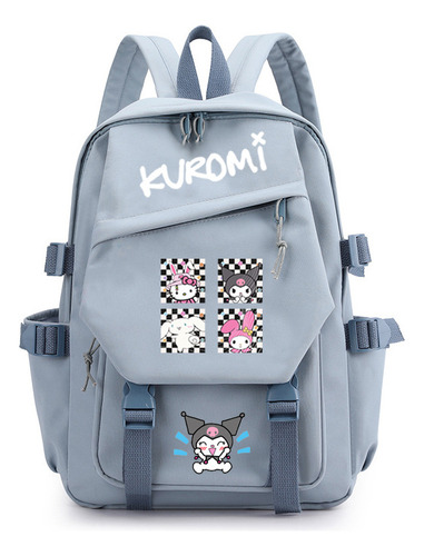 Bonita Mochila Con Estampado De Dibujos Animados Para Adolescentes, Estilo Fresco, Corte