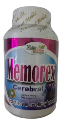 Memorex Cerebral X100 Capsulas ( Fortalece La Memoria ) 