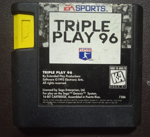 Triple Play 96 - Sega Genesis 
