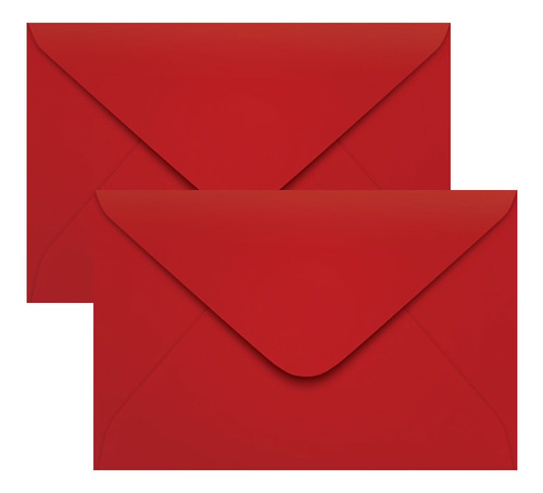 Envelope Convite De Casamento Vermelho Pequim 160x235 100un