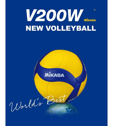 Balon Voleybol Mikasa V200w, Volleyball Volibol Voleibol 