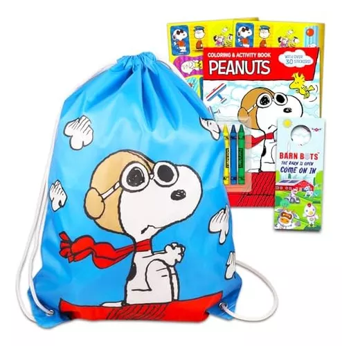 Juego De Regalos De Snoopy Para Niños ' Paquete Con Bolsa Co