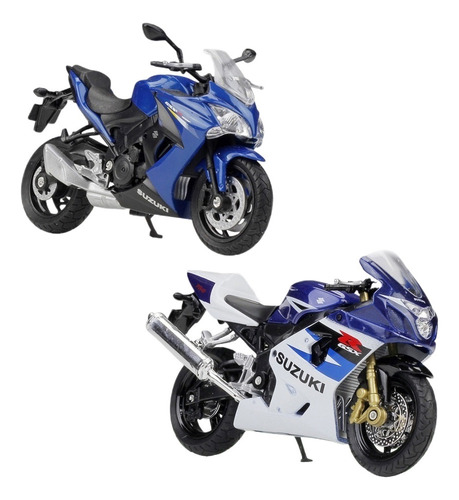 Kit 2en1 Suzuki Gsx R750 En Gsx S1000f Miniatura Moto 1/18