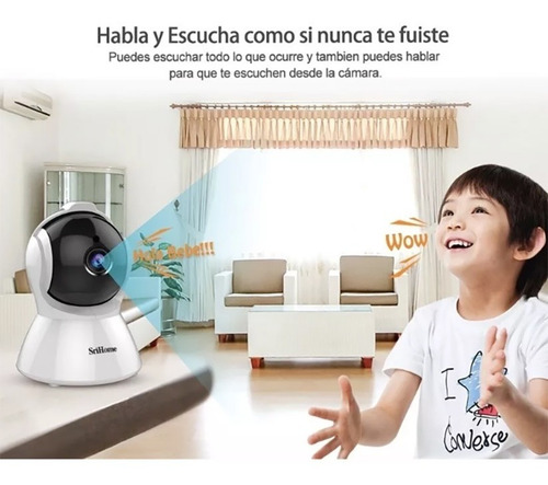 Camara Inalambrica Wifi Ip Robot Full Hd Ptz Hasta 128gb