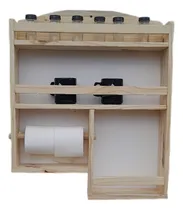 Comprar Repisa, Especiero Para Condimentos Y Portarrollo