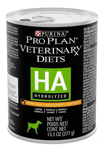 Pro Plan Veterinary Diets (ha) Hidrolizado Lata De 377gr 