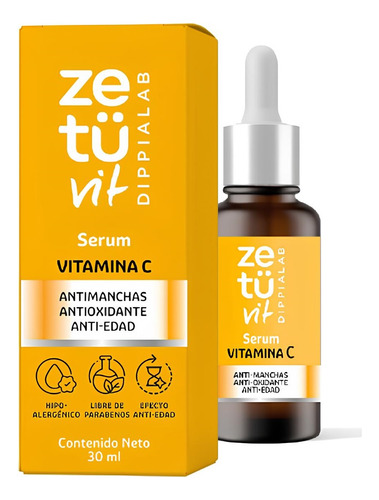 Zetuvit Serum Suero Facial Con Vitamina C 30 Ml Momento De Aplicación Día/noche Tipo De Piel Todo Tipo De Piel