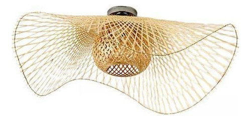 3xrattan Lampshade Living Room Lámpara De Techo Pantalla De