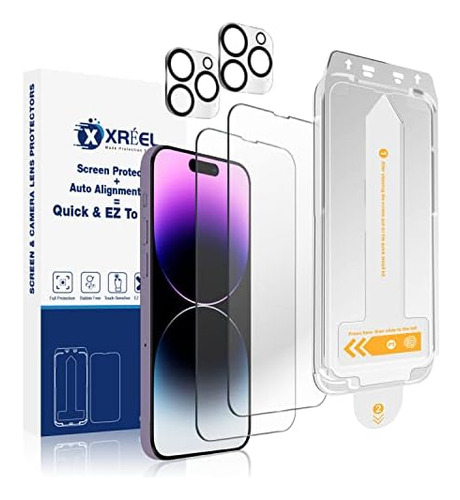 Diamond Compatible Con iPhone 14 Pantalla Vidrio Templado Y