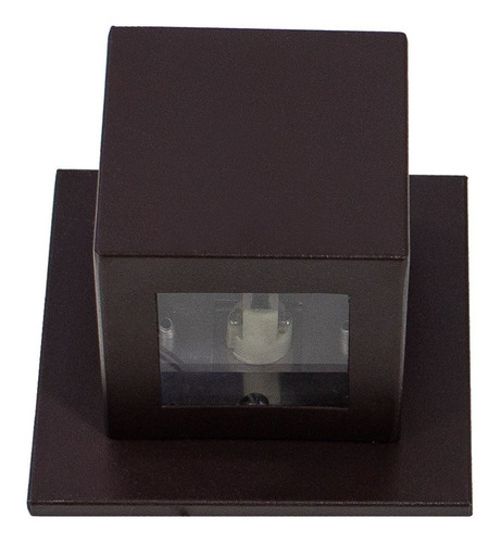 Arandela Box Cubo Pequena 1 Facho Parede Muro St1319