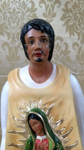 San Juan Diego De 85 Cm Fibra De Vidrio Ojos De Cristal