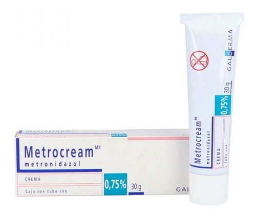 Metrocream (metronidazol) Crema 30g Galderma Tipo De Piel Piel Seca