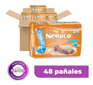 Pañal Recién Nacido Nenuco Hasta 4 Kg 48 u