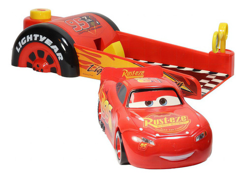 Lanzador De Autos Cars Rayo Mcqueen 24.5 Cm