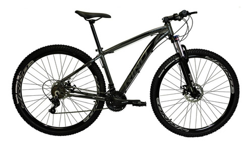 Bicicleta Rino Everest Aro 29 Shimano 24v Cubo K7 + Trava Cor Cinza Tamanho Do Quadro 21